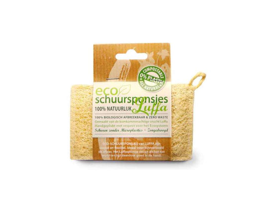 EnjoyLaVida Eco Schuurspons/Afwasspons gemaakt van Luffa